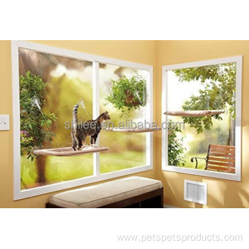 Pet wall window mounted cat bed window perch